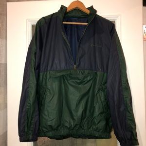 champion windbreaker Large mens anorak hood rain